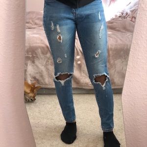 ripped jeans